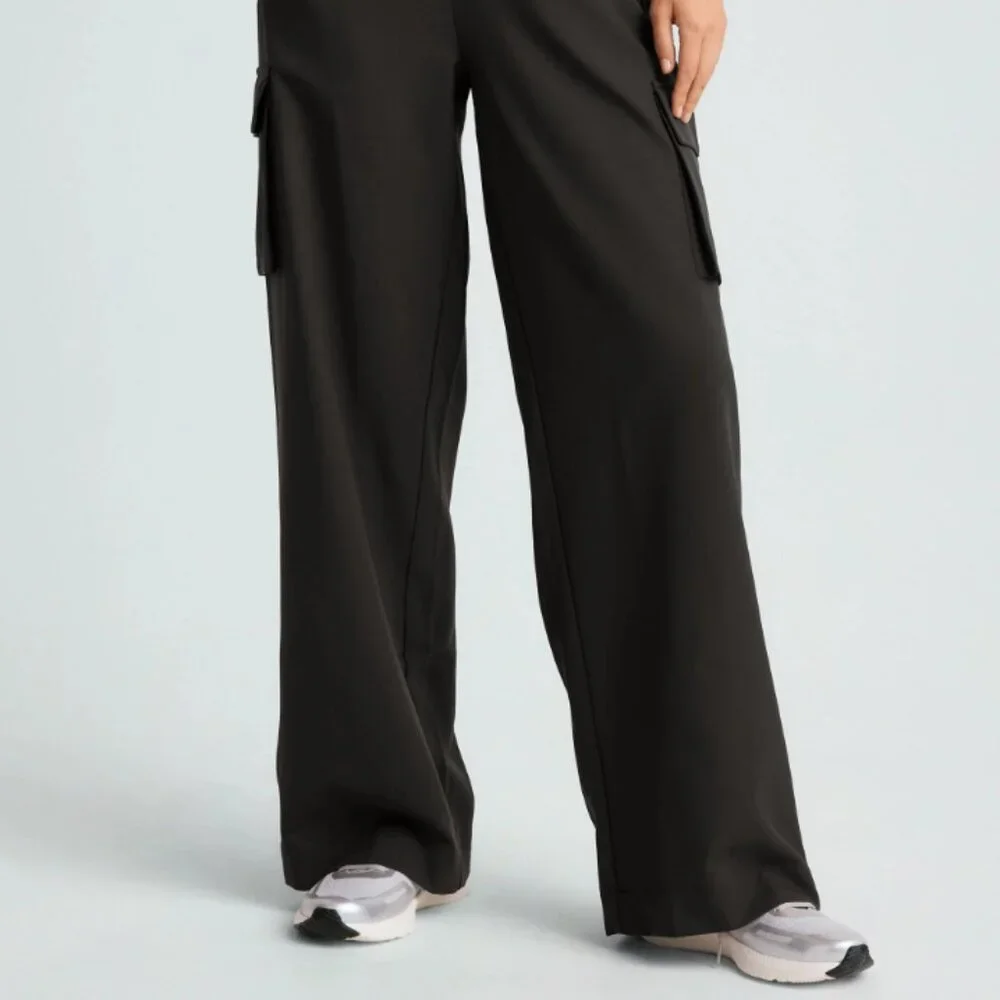 Beyond Yoga - City Chic Wide Leg Cargo Pant - BRAND NEW WITHOUT TAGS - Picture 6 of 9